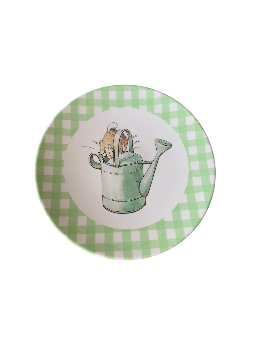 Pottery Barn Kids Beatrix Potter 2017 Melamine Plate Bunny Watering Can Easter